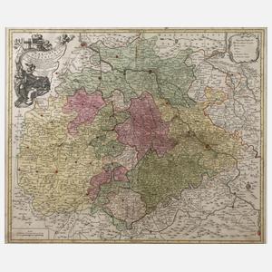 Tobias Lotter, Kupferstichkarte Sachsen