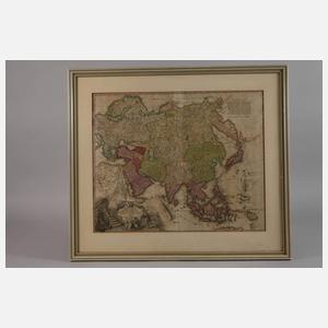 Johann Baptist Homann, Karte Asien