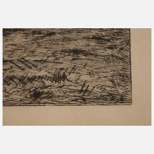 L. von Gleichen-Rußwurm, Landschaft mit Bäuerinnen