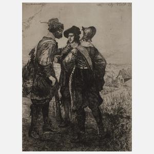 Gustav Adolf Kilb, "Drei Landsknechte"