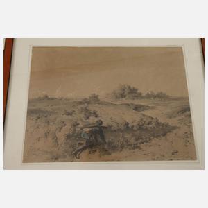 Josef Anton Straßgschwandtner, Vier Jagdszenen