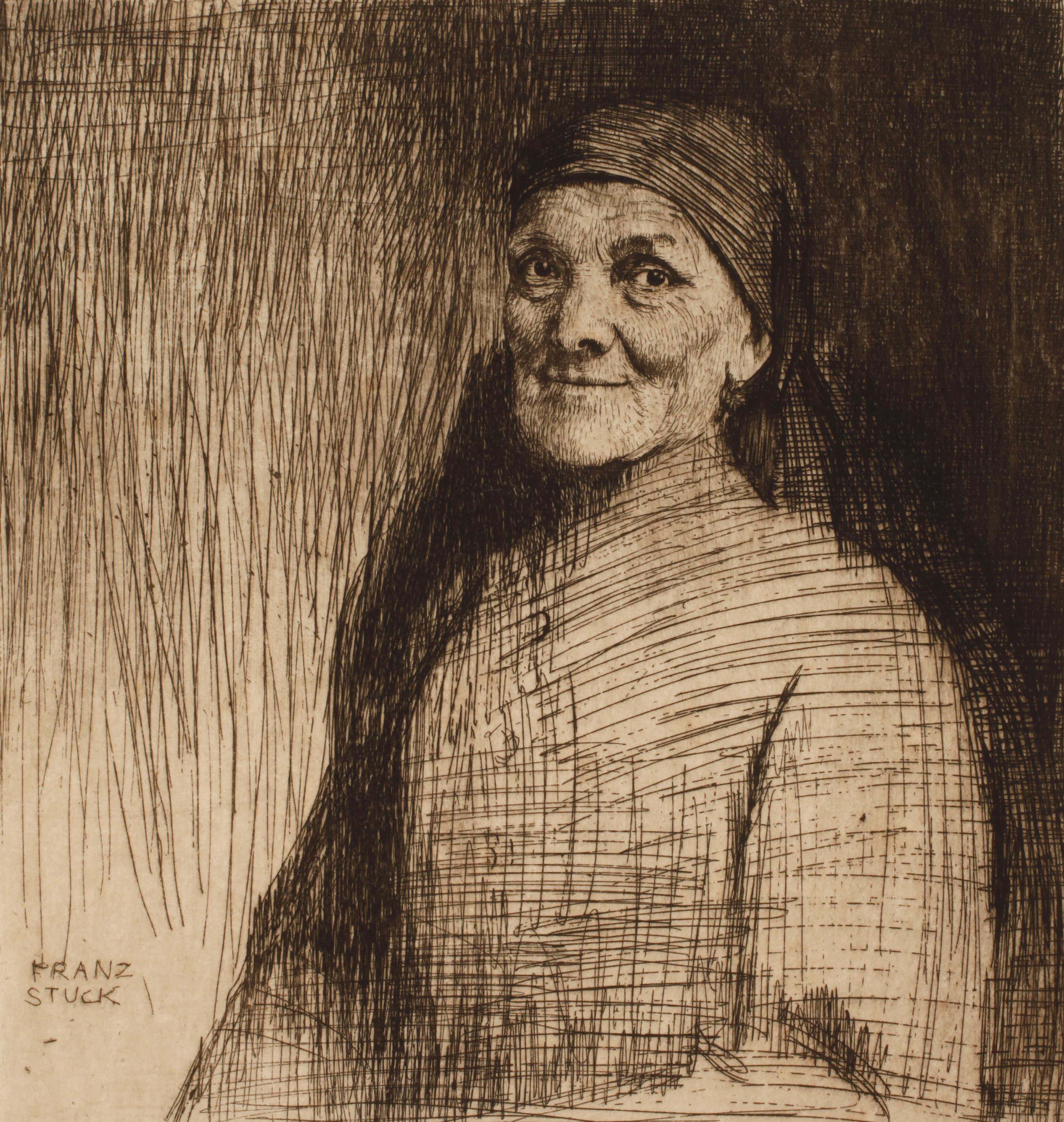 Franz von Stuck, Die Mutter des Künstlers