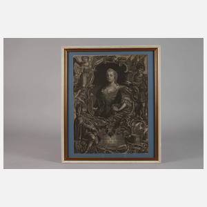 Bildnis Maria Theresia mit Husar