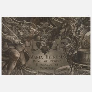 Bildnis Maria Theresia mit Husar
