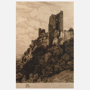 Albrecht Bruck, Burgruine