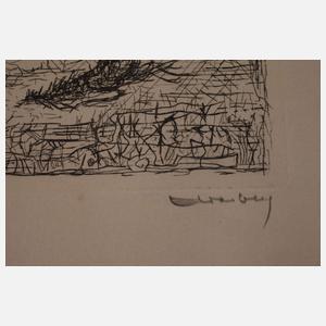 Paul Eliasberg, Landschaft mit kämpfenden Hähnen