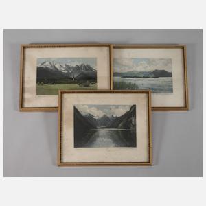 Hans Frey, Drei Ansichten Oberbayern