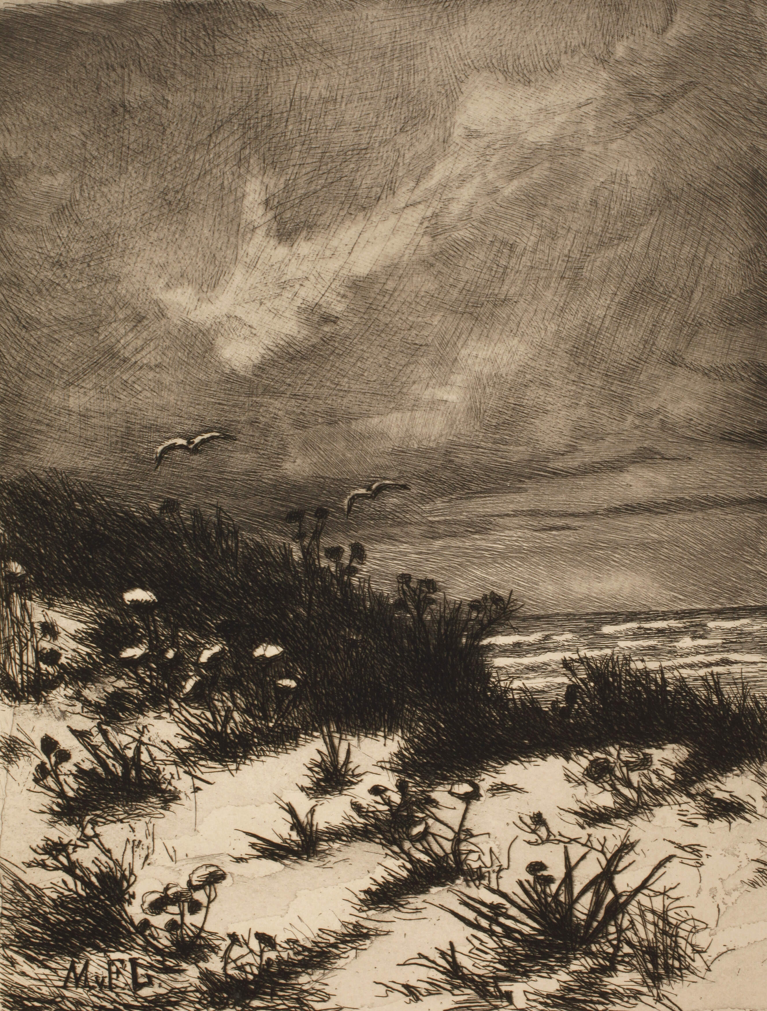 Mathilde von Freytag-Loringhoven, In den Dünen