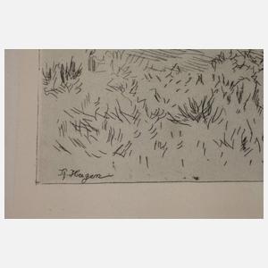 Prof. Theodor Hagen, Am Ufer