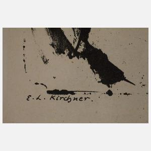 Ernst Ludwig Kirchner, "Auf dem Kasernenhof"