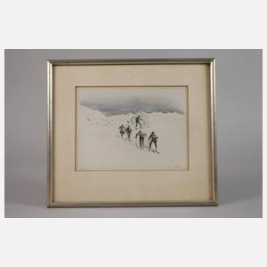 Prof. Walther Klemm, Skifahrer