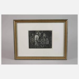 Prof. Emil Nolde, "Tischgesellschaft"