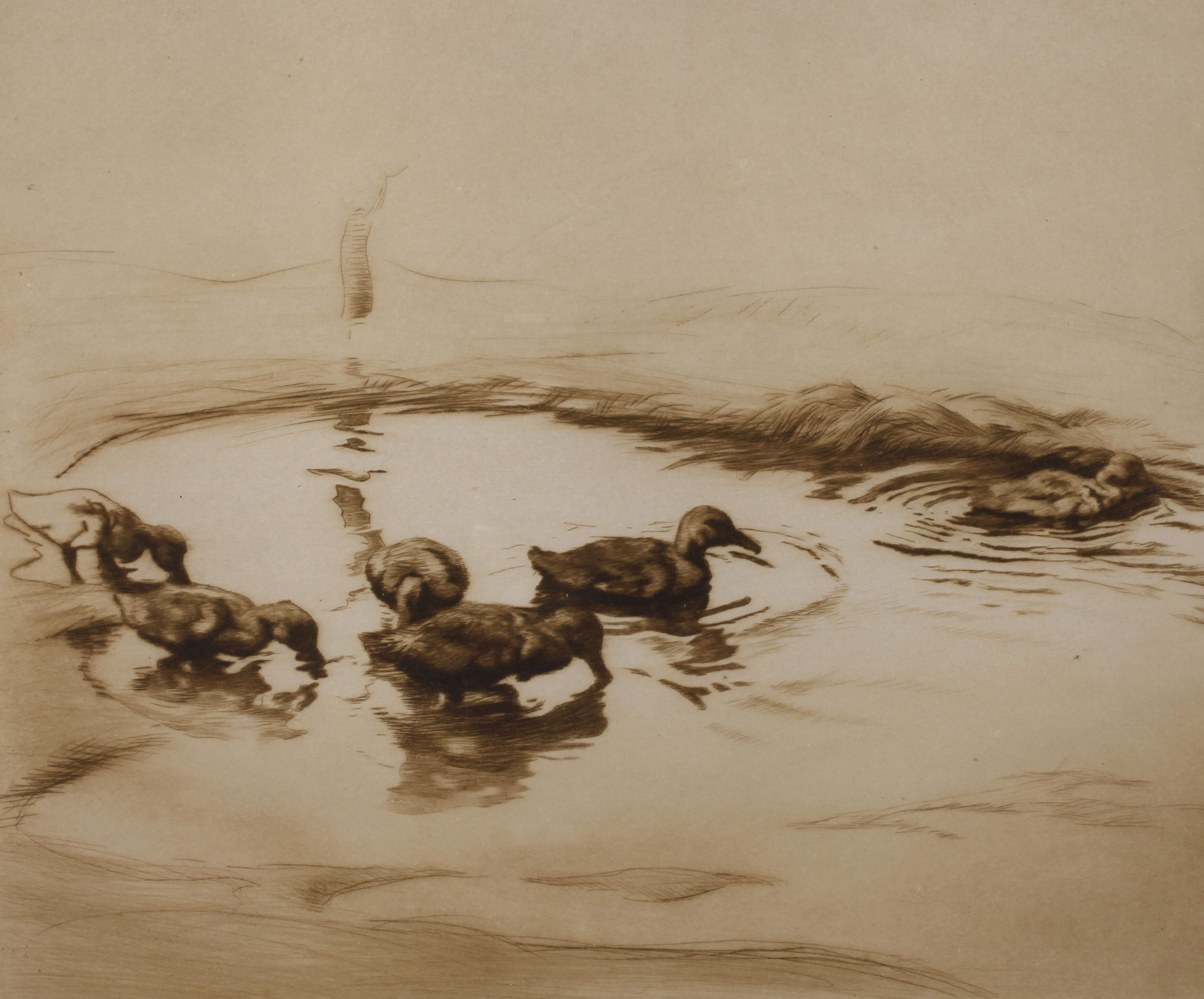 Karl Ewald Olszewski, "Am Tümpel"