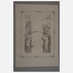 Prof. Max Slevogt, Konvolut Graphiken