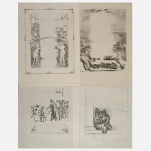 Prof. Max Slevogt, Konvolut Graphiken