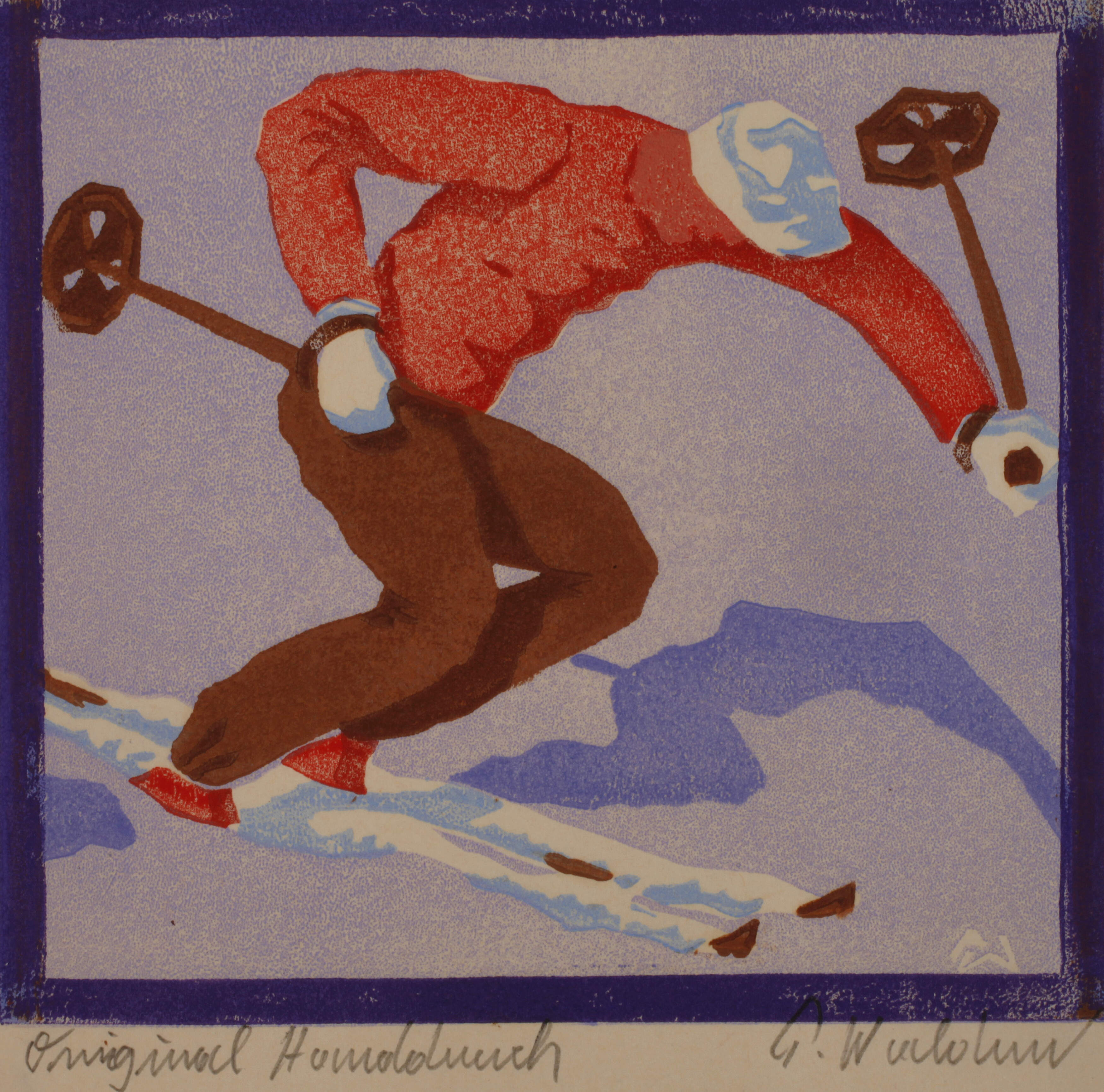 Peter Waldner, Der Skifahrer
