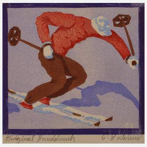 Peter Waldner, Der Skifahrer