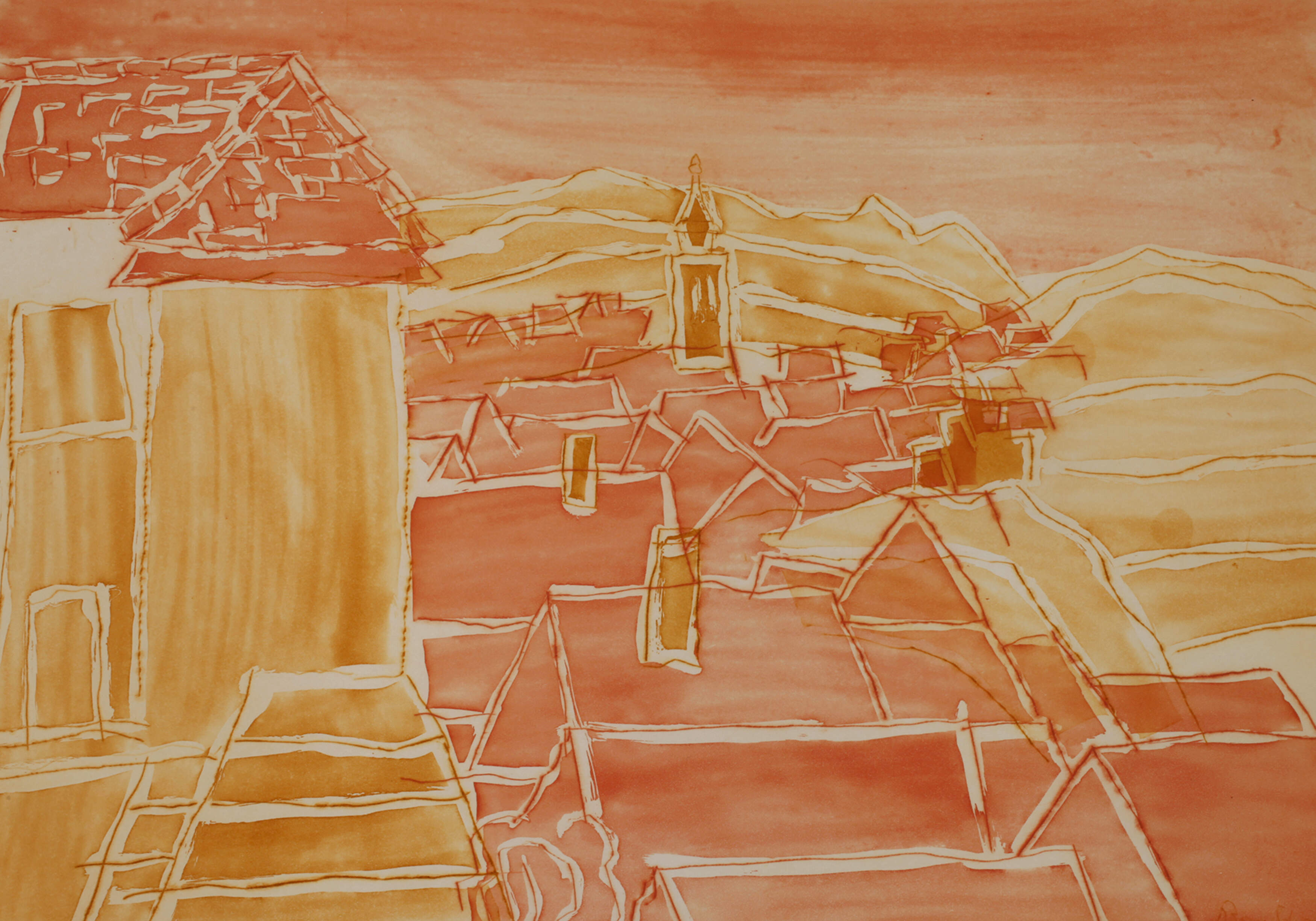 Prof. Eduard Bargheer, Über den Dächern