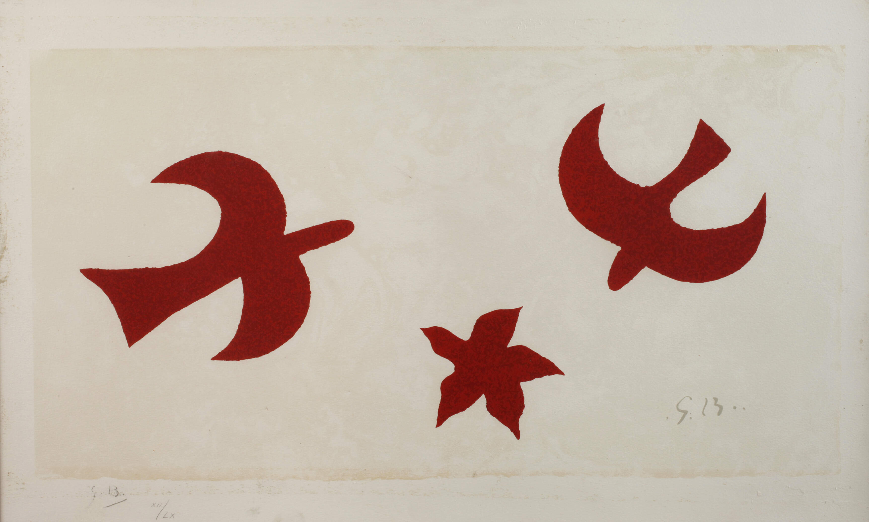 Georges Braque, Komposition mit Vögeln