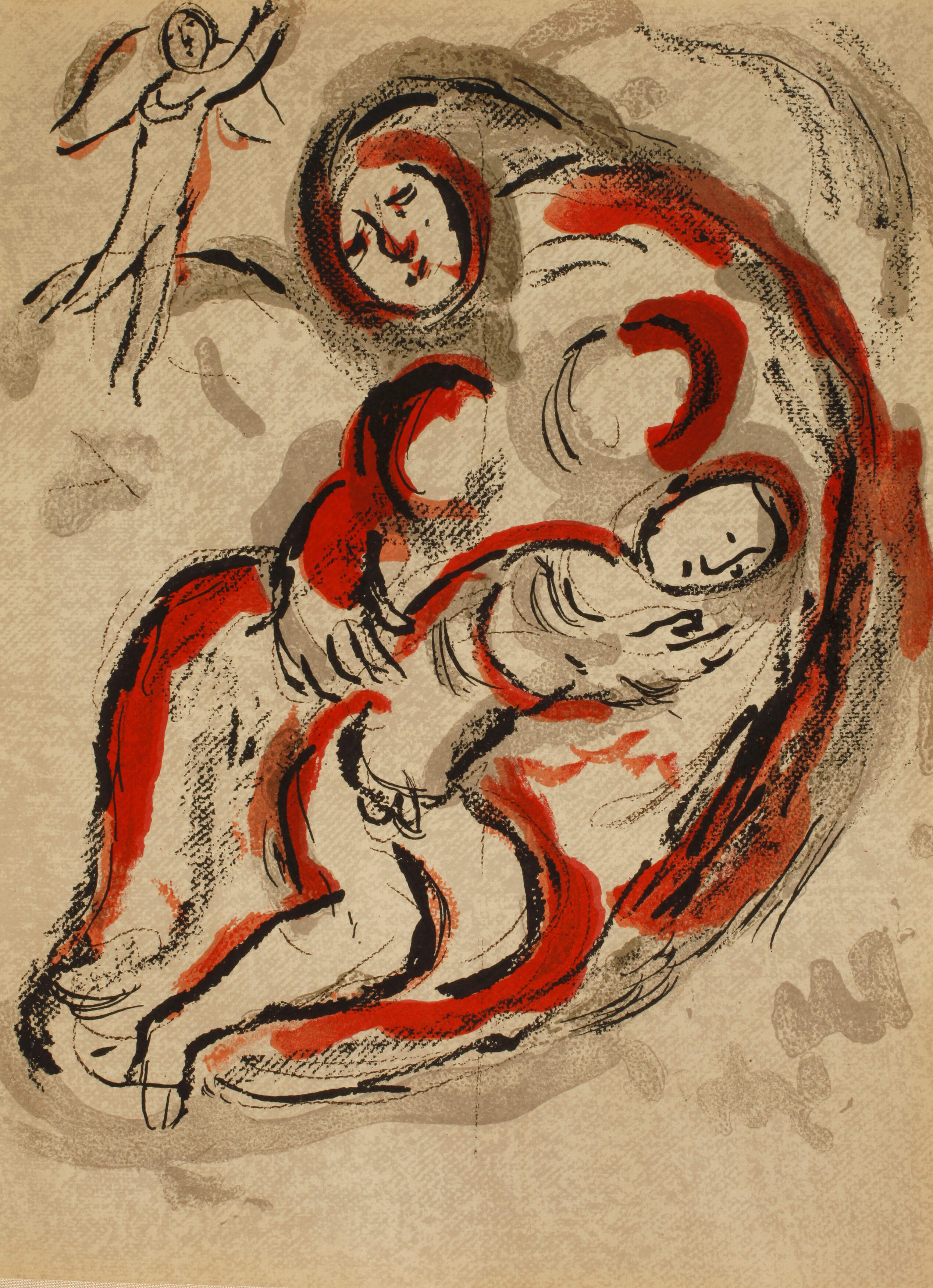 Marc Chagall, "Hagar in der Wüste"