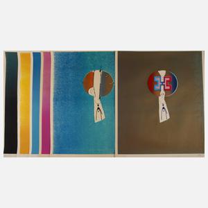 William Lawrence Compton, Graphikserie