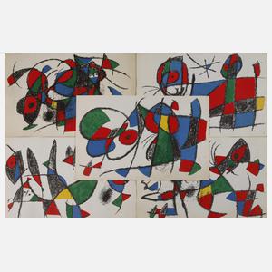 Joan Miró, Fünf Abstrakte Kompositionen