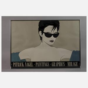 Patrick Nagel, Frau mit Sonnenbrille