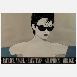 Patrick Nagel, Frau mit Sonnenbrille