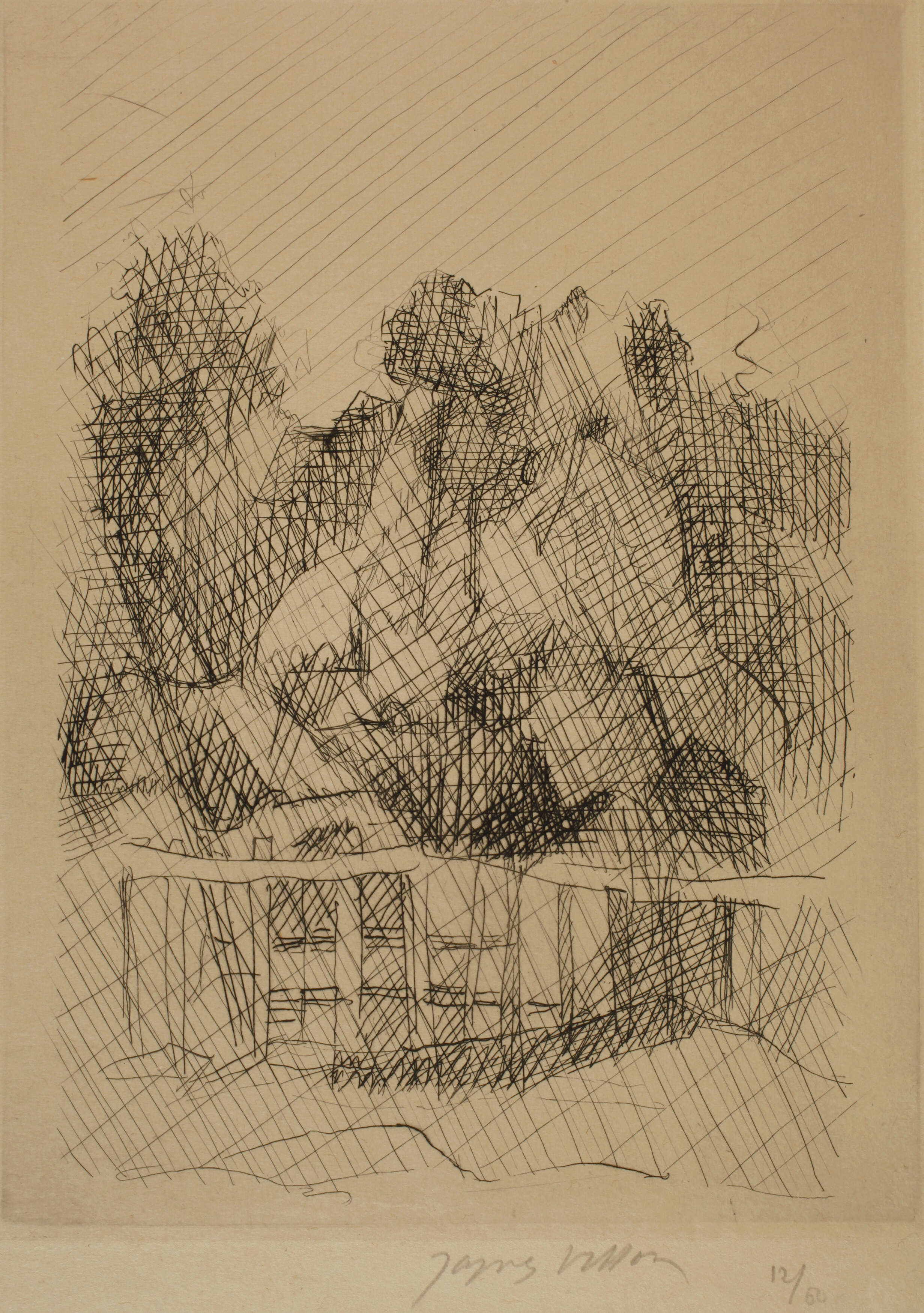Jacques Villon, Abstrakte Komposition