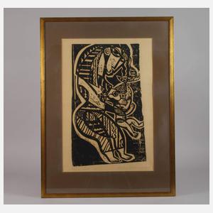 "Frau mit Kind und Falter"