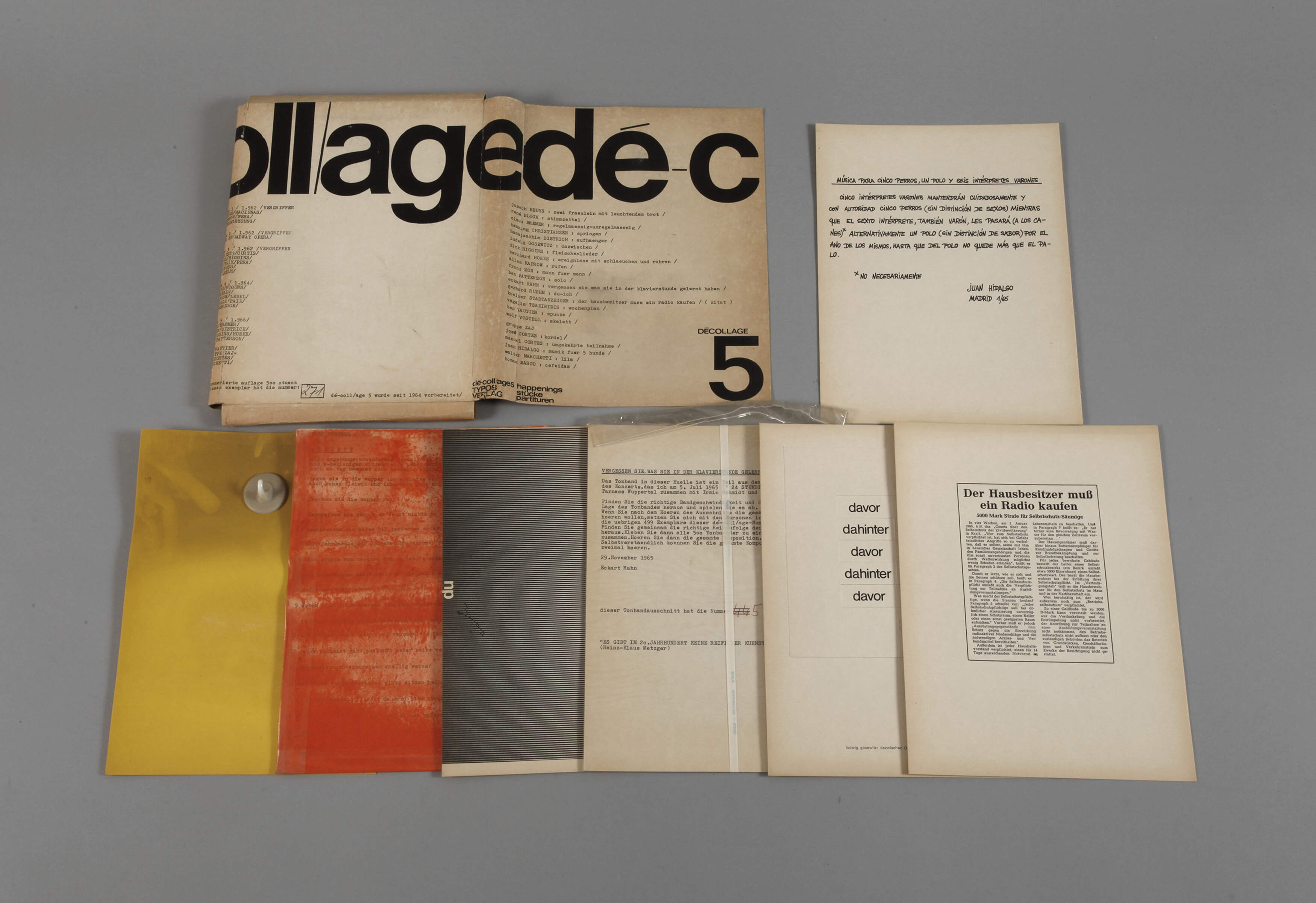 Wolf Vostell, De-Collage 5