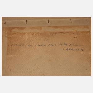 Grothe, Paar Aquarelle Kolonialzeit