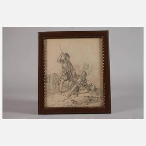 Carl Grünwedel, Kriegsszene