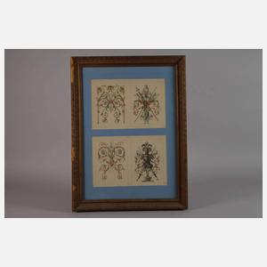 Carl Grünwedel, Vier Historismusentwürfe