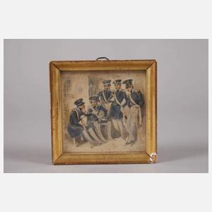 Prof. Theodor Hosemann, Soldaten der Landwehr