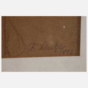 Fritz Schnitzler, Zinn putzendes Mädchen