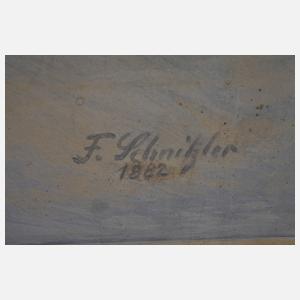 Fritz Schnitzler, Bauer in Winterlandschaft