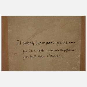 Paar Biedermeierportraits