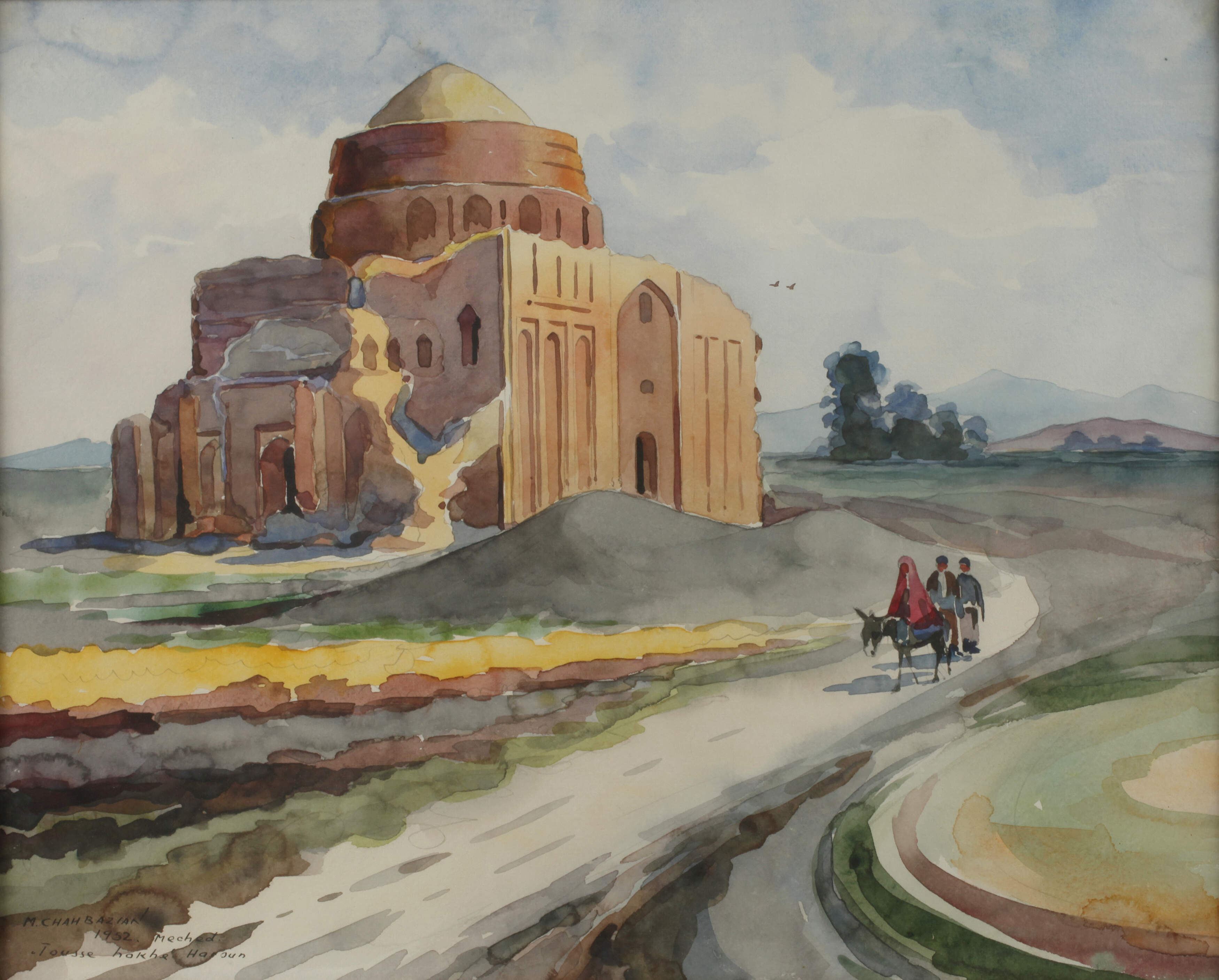 Misha Chabazian, Blick auf eine Moschee