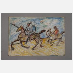 Arthur Degner, attr., Serie zu "Don Quijote"