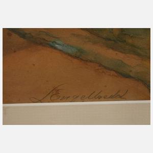 L. Engelbrecht, Spaziergänger im Park