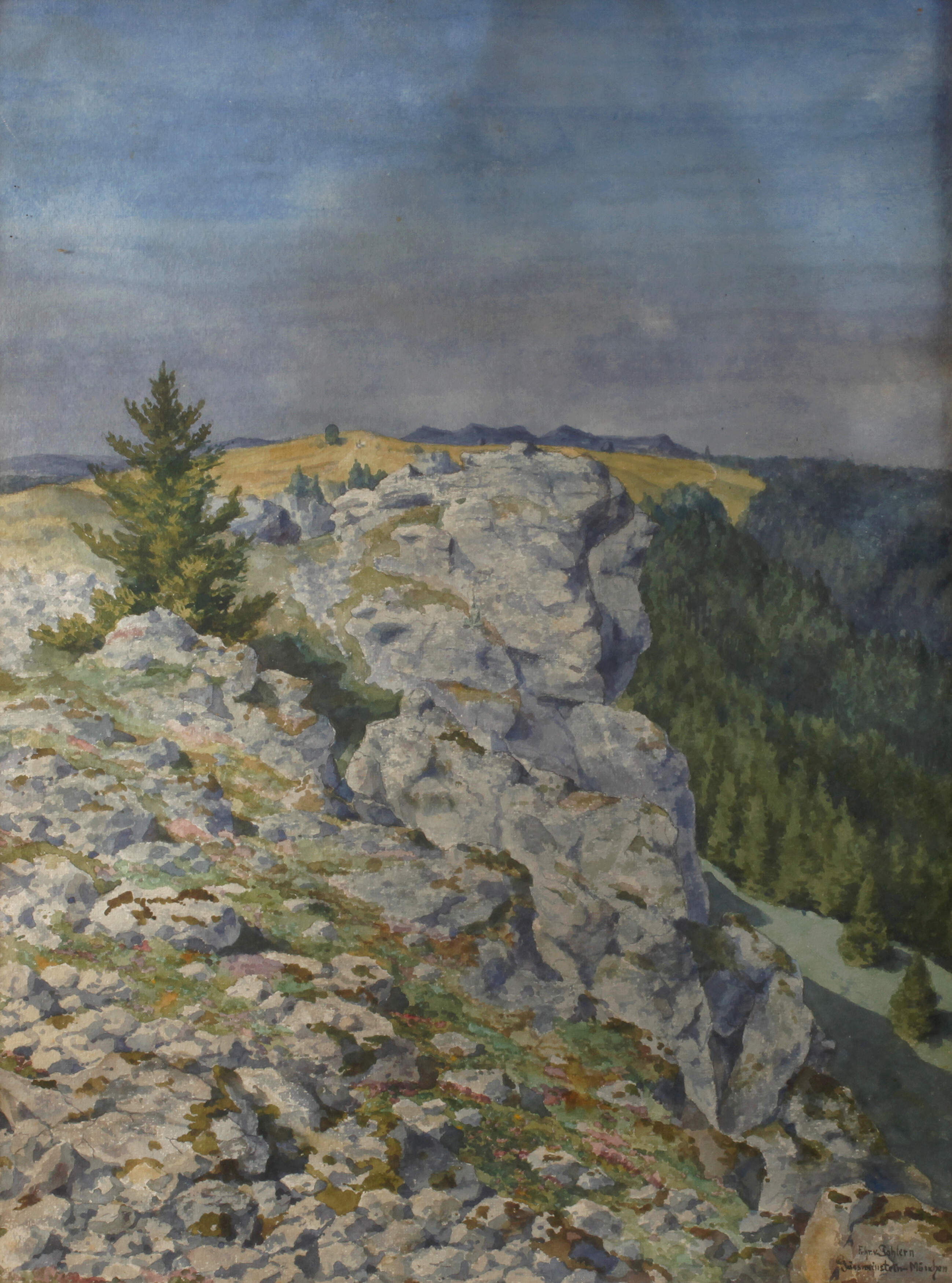 Freiherr von Fohlern, Bei Gößweinstein