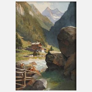 Eduard von Handel-Mazzetti, Partie in den Alpen