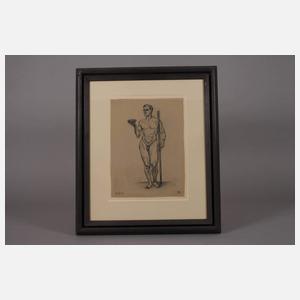 Ernst Holzhäuser, Männlicher Akt