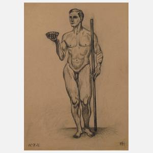 Ernst Holzhäuser, Männlicher Akt