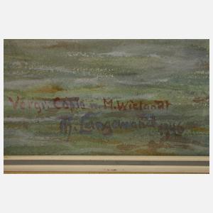 M. Langewand, Fischerboote an der Küste