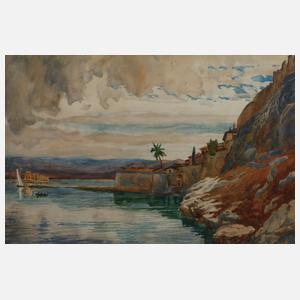 Prof. Carl Langhammer, An der Felsküste