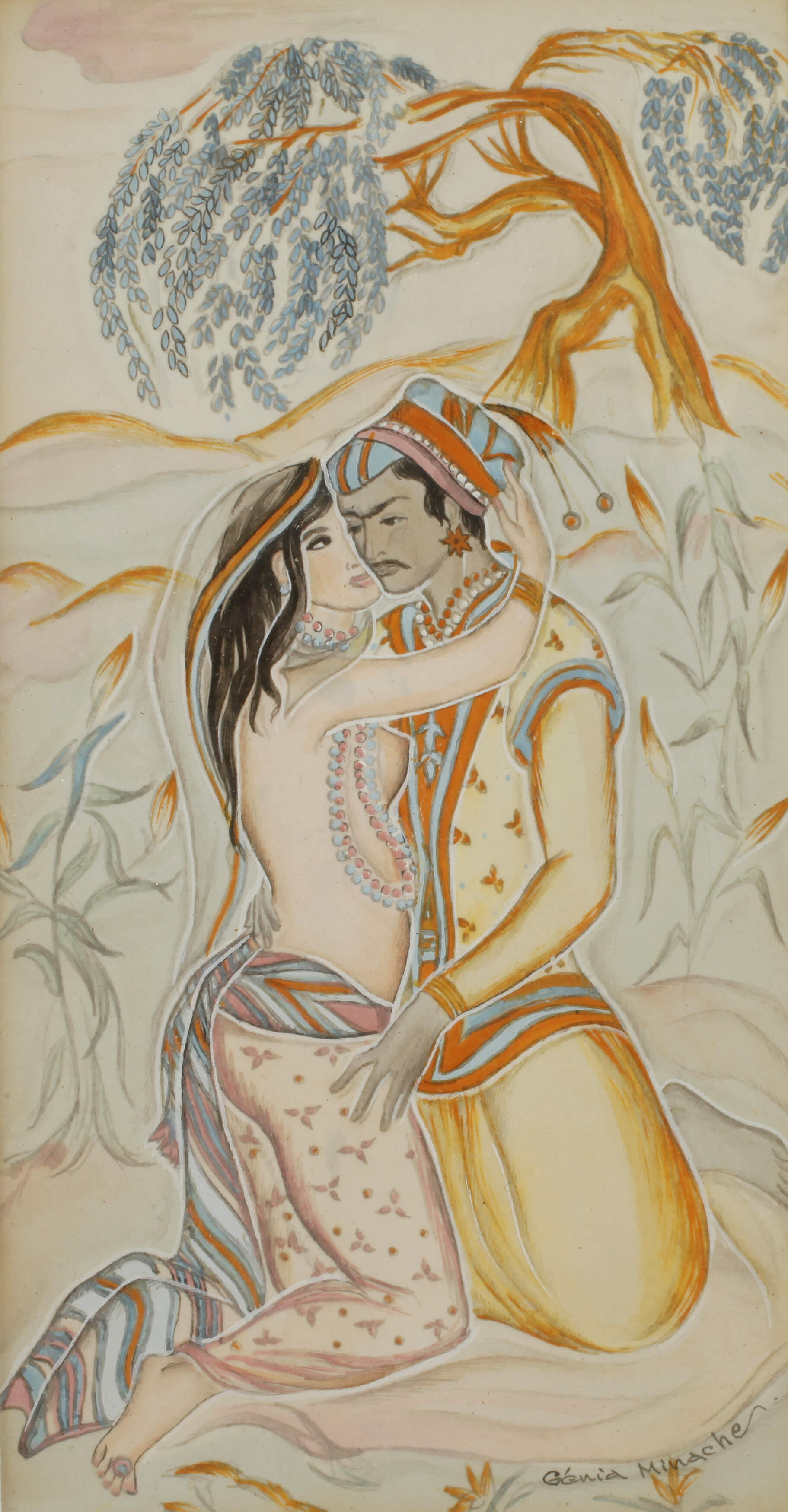 Genia Minache, Orientalisches Liebespaar