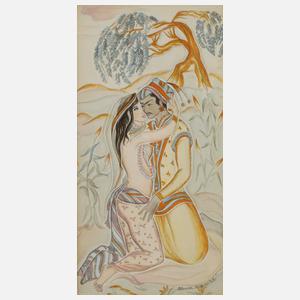 Genia Minache, Orientalisches Liebespaar