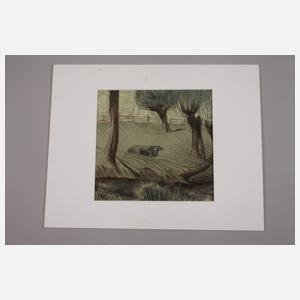 Paul Schad-Rossa, Auf der Weide